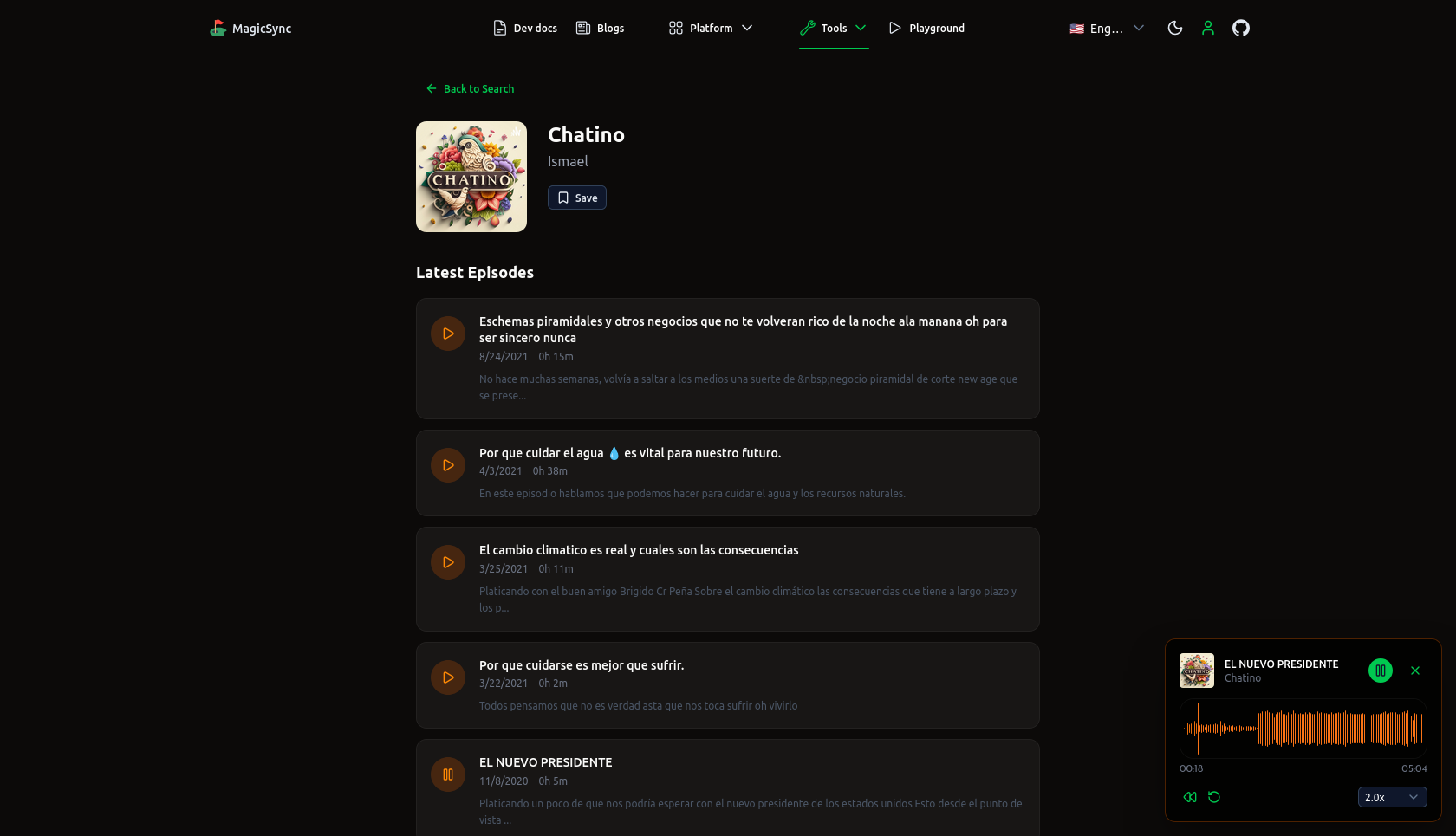 Podcast Player