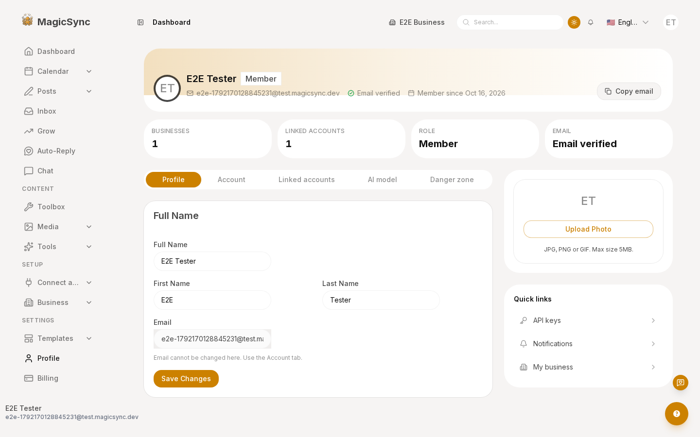 app-profile desktop